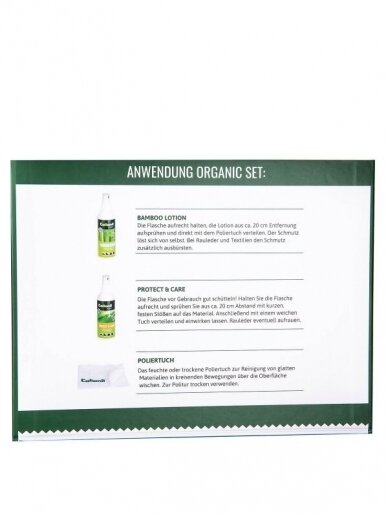 Rinkinys iš produktų su organiniais ingredientais 2